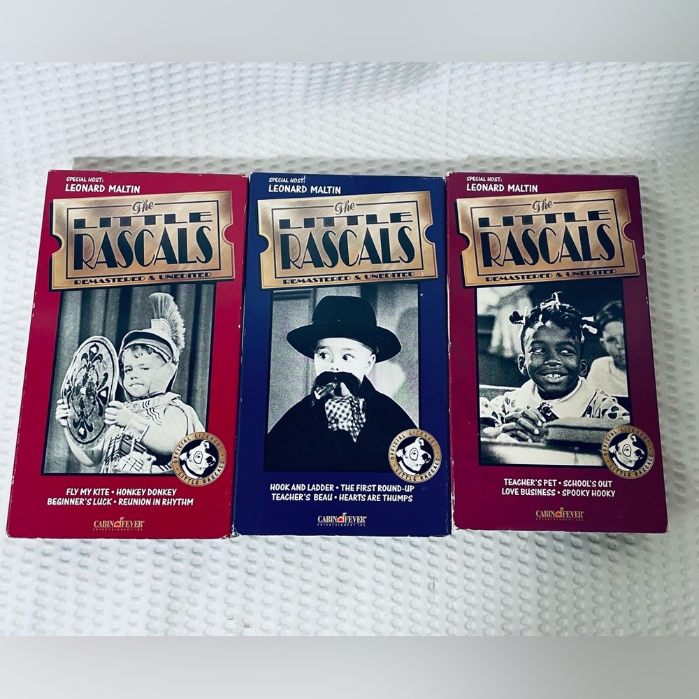 The Little Rascals VHS movies volume 1 2 3